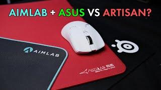AIM LABs and ASUS NEW Mousepad! Better Than Artisan? Hone Ace Review