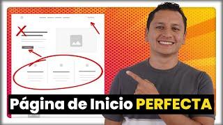 Cómo Diseñar la Página Web de Inicio PERFECTA