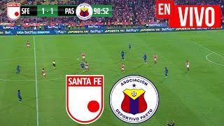  SANTA FE VS PASTO PARTIDO DE HOY EN VIVO / CUADRANGULARES LIGA BETPLAY DIMAYOR II 2024