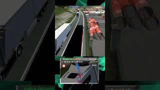 Heavy traffic Calais Duisburg Road ETS 2 Truckers MP #youtube #shorts