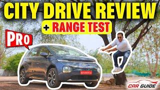 MG Windsor EV Pro City Drive Review + Real Range Test  Best Electric Car in Rs 20 Lakh ? 