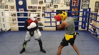 Amateur Boxing sparring