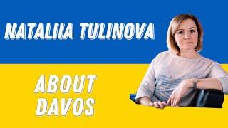 Nataliia Tulinova - about results of economic forum in DAVOS