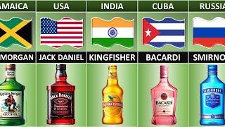 Alcohol Brands From Different Countries