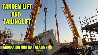 TANDEM LIFTING | TAILING LIFTING | CRANE TANDEM LIFT | brybryTV