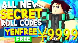 ALL NEW *FREE SECRET ROLLS* UPDATE CODES in SLAYERS UNLEASHED CODES (Roblox Slayers Unleashed Codes)