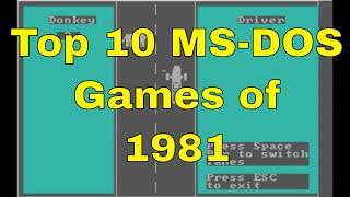 IBM PC - The first games '81-'91: Part 1 (1981)