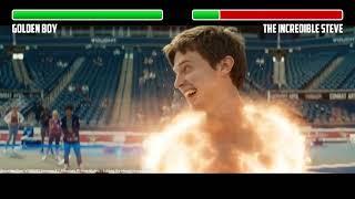 Gen V Fight Scene - Golden Boy VS The Incredible Steve With Healthbars