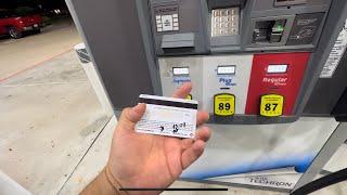 Hack! Use your gift cards at the gas station with a PRESET amount!!