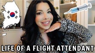 Flight Attendant Life - I GOT BOTOX & SMILE LINE FILLER IN SOUTH KOREA ON A LAYOVER️ 