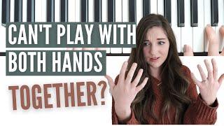 EASY HACK FOR USING BOTH HANDS TOGETHER AT THE PIANO