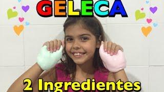 Como fazer Geleca com apenas 2 ingredientes - How to make slime with just 2 ingredients.