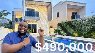 Touring a 4 bedroom House In Ghana