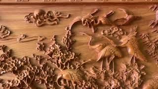 Tranh cửu hạc du xuân