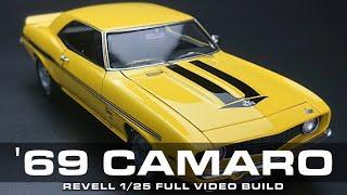 1/25 REVELL '69 CHEVY CAMARO FULL VIDEO BUILD