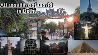 Waste To Wonder Park In Delhi | 7 Wonders Of The World | World Of Wonders Delhi |