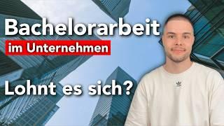 Bachelorarbeit im Unternehmen - meine Erfahrungen