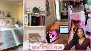 My First Day of Dedicated MCAT Studying (again) | Becoming Dr. Brelynn | beautyandbrains