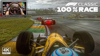 Nigel Mansell's Williams FW14B V10 1992 - Brazilian GP 100% Race F1 Classic Steering Wheel Gameplay