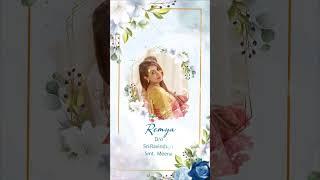 Wedding Invitation Video NS31 || e-card || Whatsapp Invite Video || English