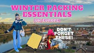 Europe Winter City Break ESSENTIALS You Need to Pack! | Must-Have items you usually forget