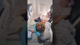 Let kids be comfy and bring a tablet ️ #travelmagic #travelwithkids #shorts #travel #toddler #usa