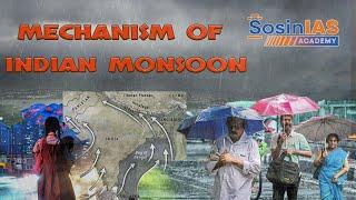 Mechanism of Indian Monsoon Explained | A Detailed Insight | Best Faculty | Sosin IAS Academy | HYD|