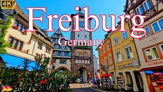 Walking in Freiburg, Germany/Freiburg-Cit y 4K Walking Tour /Freiburg im Breisgau Walking 2023|