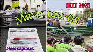 Minor test 5 at Allen kota| Neet aspirant| Study vlog| #rishabhmishraneet #allenkotaroom #allentest