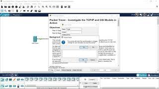 3.5.5 Packet Tracer - Investigate the TCP-IP and OSI Models in Action