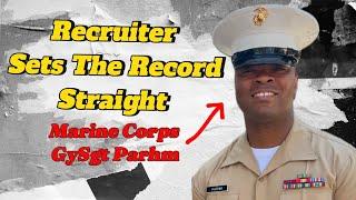 Marine Corps Recruiter says *EVERYTHING* He Couldn’t Say The First Time