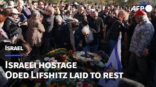 Israeli hostage Oded Lifshitz who died in Gaza laid to rest | AFP