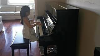 MAP-IMC, 2021, Alicia Yan, Piano, 8yrs, Play Mozart Sonata K332, 1st movement.