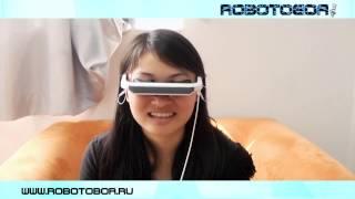 Портативные видео очки для iPhone, iPad, iPod (84-дюймовый виртуальный экран)