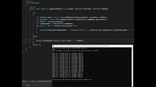 How To Get Historical Stock Market Data in C#