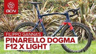 Filippo Ganna's Pinarello Dogma F12 X Light | Ineos Grenadier's Rim Brake Race Bike