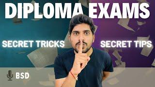 Diploma exams preparation plan | Secret tips & tricks | how to pass diploma exams without fail | bsd