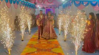 BEAUTIFUL BRIDE AND GROOM ENTRY | Rahul Beats Mahim Palghar | Banjo Premi kavi Video 2024