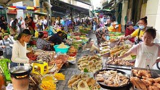 Cambodia food vlog -  Countryside & City street food - The best street food & market food tour