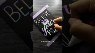 This technique is so fun!! #shorts #calligraphy #lettering #handlettering #art