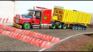 Trucks vs Speed Bumps #40 | BeamNG:DRIVE