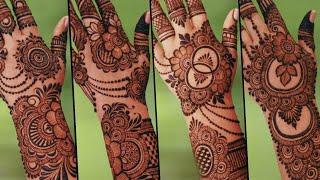 Top_4 latest Easy Special Mehndi For full back hand/Latest Stylish bridal mehandi/New Easy Mehandi