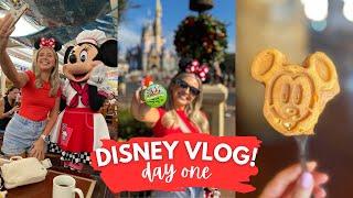 WALT DISNEY WORLD VLOG!   DAY 1 Chef Mickey's Breakfast | Magic Kingdom Firework Desert Post Party