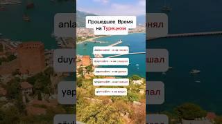 Прошедшее время в Турецком. Турецкий Язык с нуля. Учим Турецкий. #турецкийязык #турция #турецкий