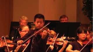 1st Movement of Wieniawski Violin Concerto No.2 by Richard J. Cho - 11years old violinist