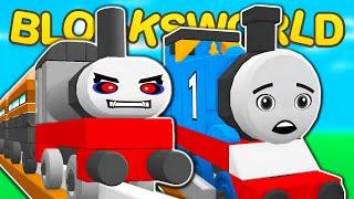 Thomas & Timothy Ghost Engine Games In Blocksworld!