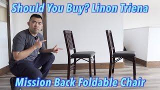 Should You Buy? Linon Triena Mission Back Foldable Chair