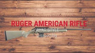 Disassembly of a Ruger® American® Rifle with an AI/AR mag well Tech Tip