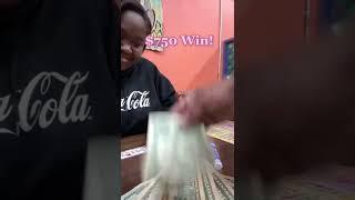 Bingo Games - $750 paper win! 3 bingos, corners count  #shorts #bingo