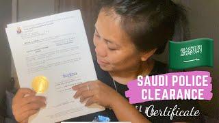 How to get Saudi Police Clearance Certificate while you are in the Philippines |SAUDI PCC